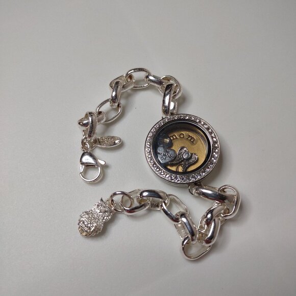 7 Inch Origami Owl Chain Bracelet - Picture 1 of 10